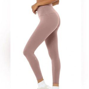 ALO Yoga 7/8 High-Waist Airbrush Legging in Woodrose